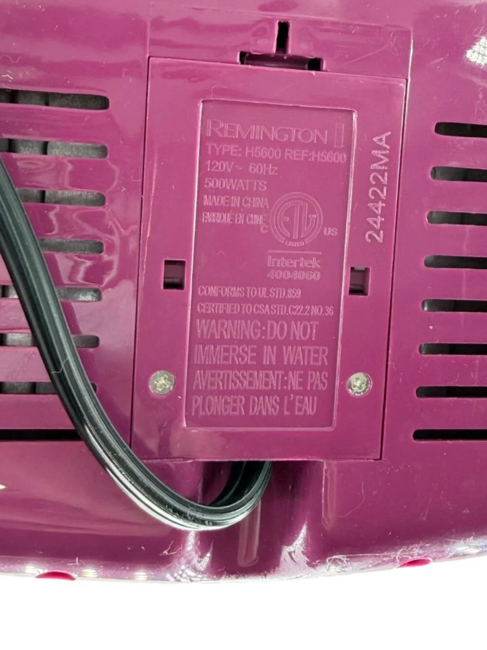 Remington Ionic Hair Setter With 20 Heated Rollers & Clips Type H5600